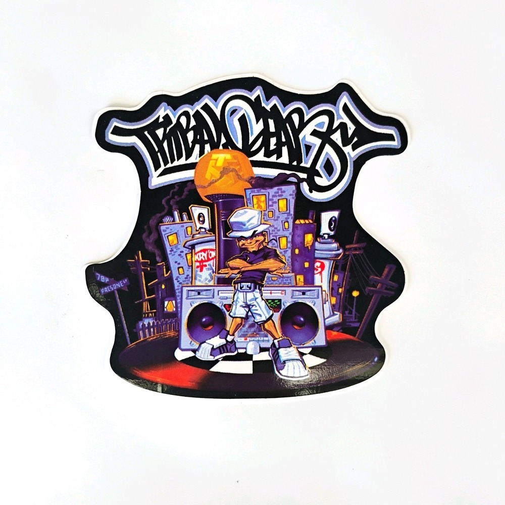 TRIBAL Clothing Streetwear Skateboard Classic 1990s Sticker Vintage Skate Rare
